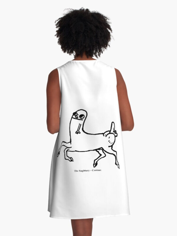 Dickbutt Centaur A-Line Dress - Image 3