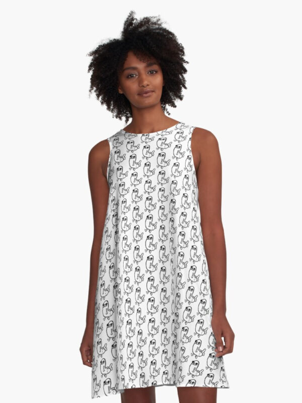 Dick Butt A-Line Dress