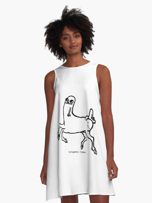 Dickbutt Centaur A-Line Dress