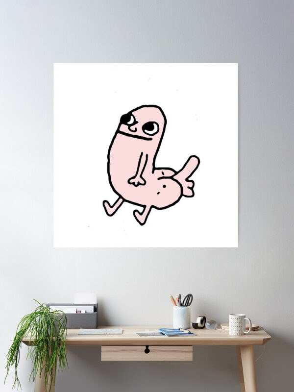 Pink DickButt Meme Poster - Image 8