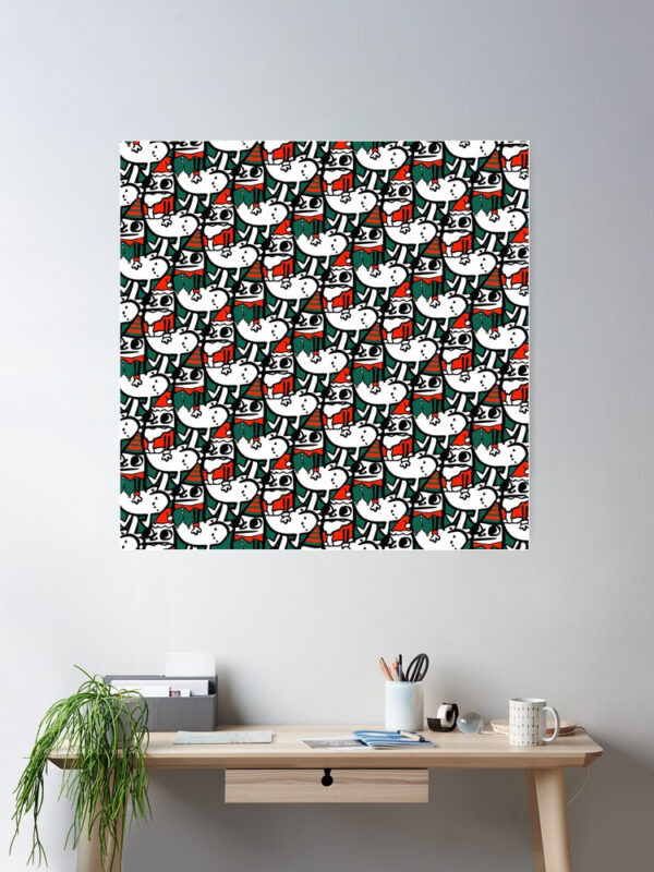 Dickbutt Christmas Wrapping Paper Poster - Image 9