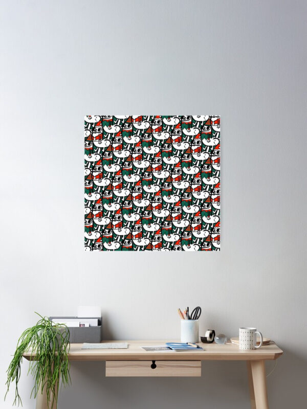Dickbutt Christmas Wrapping Paper Poster - Image 7
