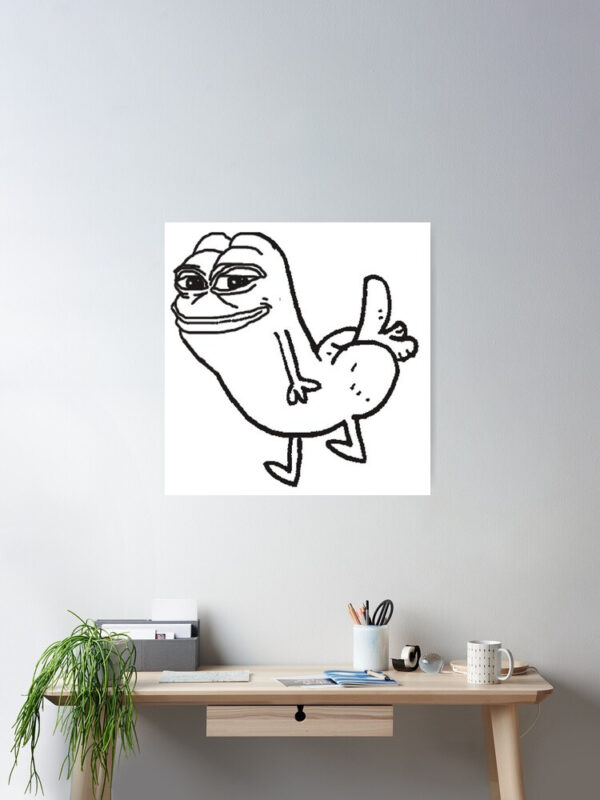 Pepe Dickbutt Poster - Image 7