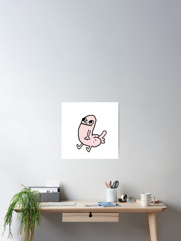Pink DickButt Meme Poster - Image 4