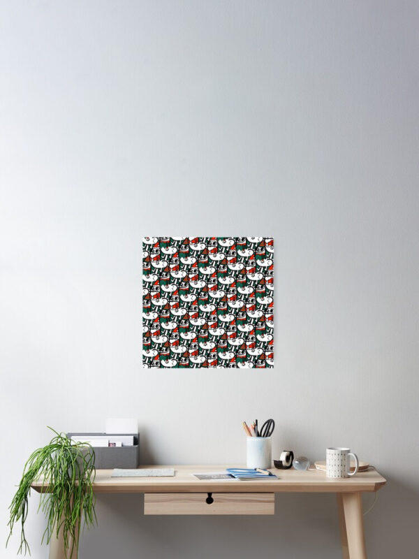 Dickbutt Christmas Wrapping Paper Poster - Image 5