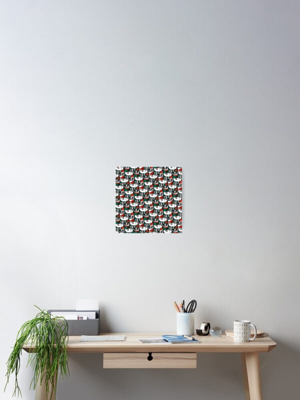 Dickbutt Christmas Wrapping Paper Poster - Image 2