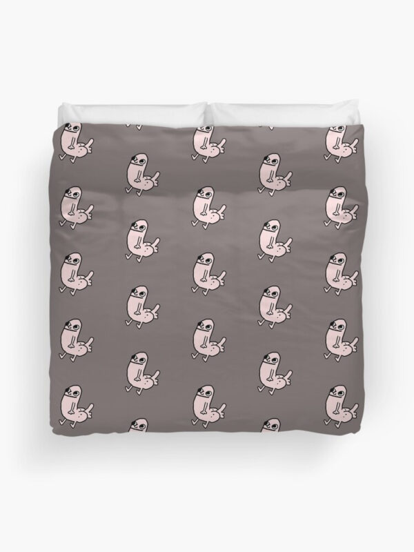 Pink DickButt Meme Duvet Cover - Image 4