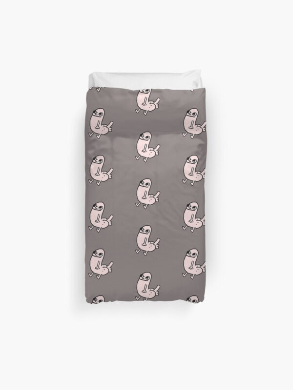 Pink DickButt Meme Duvet Cover