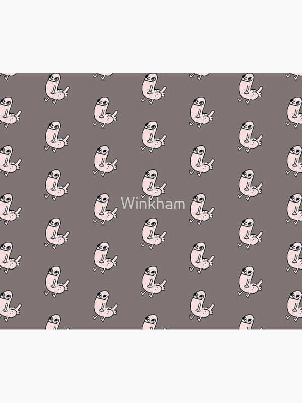 Pink DickButt Meme Duvet Cover - Image 2