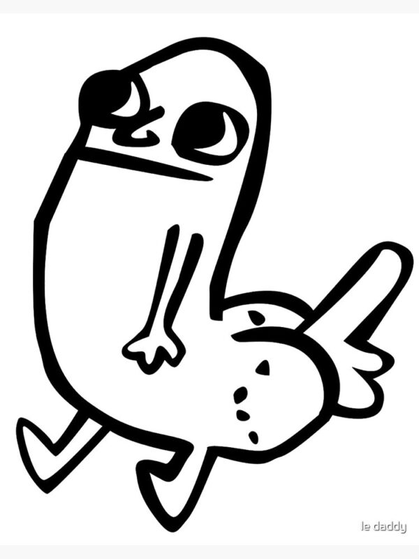 Dick Butt Art Board Print - Image 2