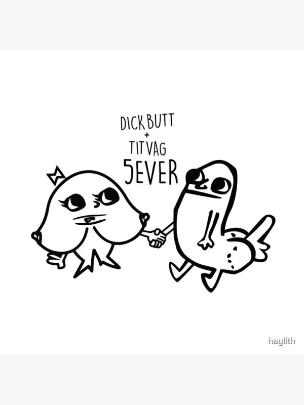 Dickbutt + Titvag 5Ever Pillow - Image 4