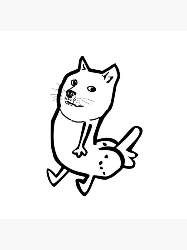 Doge Dickbutt Pillow - Image 4