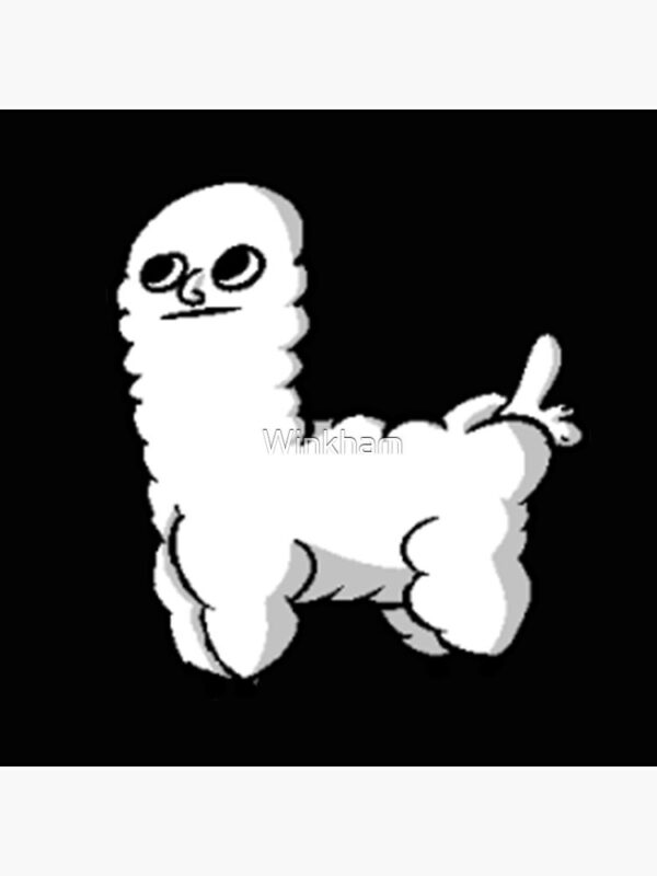 Sheep Dickbutt Meme Pillow - Image 4