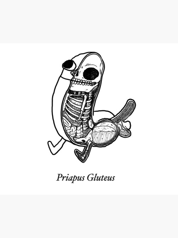 priapus gluteus Tapestry - Image 3