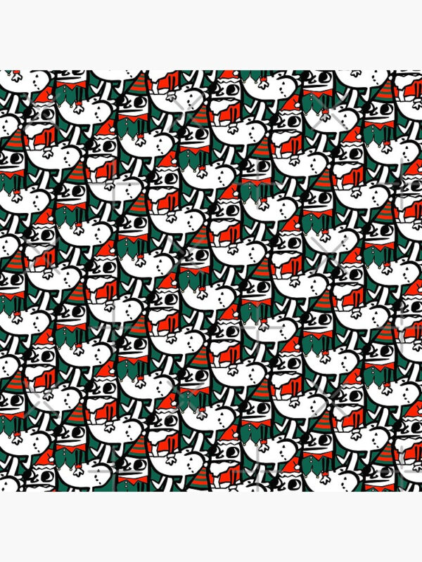 Dickbutt Christmas Wrapping Paper Poster - Image 3