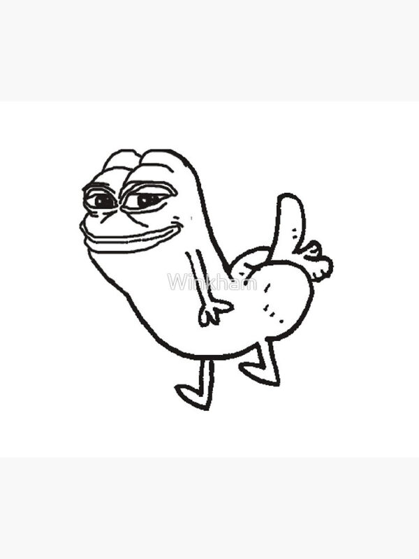 Pepe Dickbutt Tapestry - Image 3