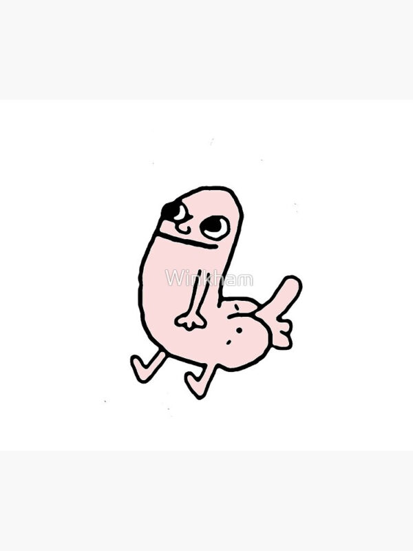 Pink DickButt Meme Tapestry - Image 3