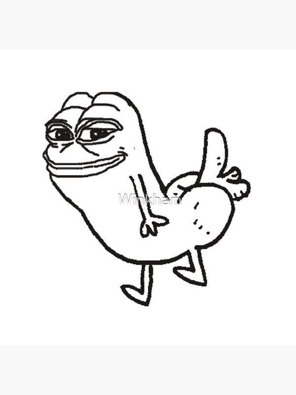 Pepe Dickbutt Pillow - Image 4