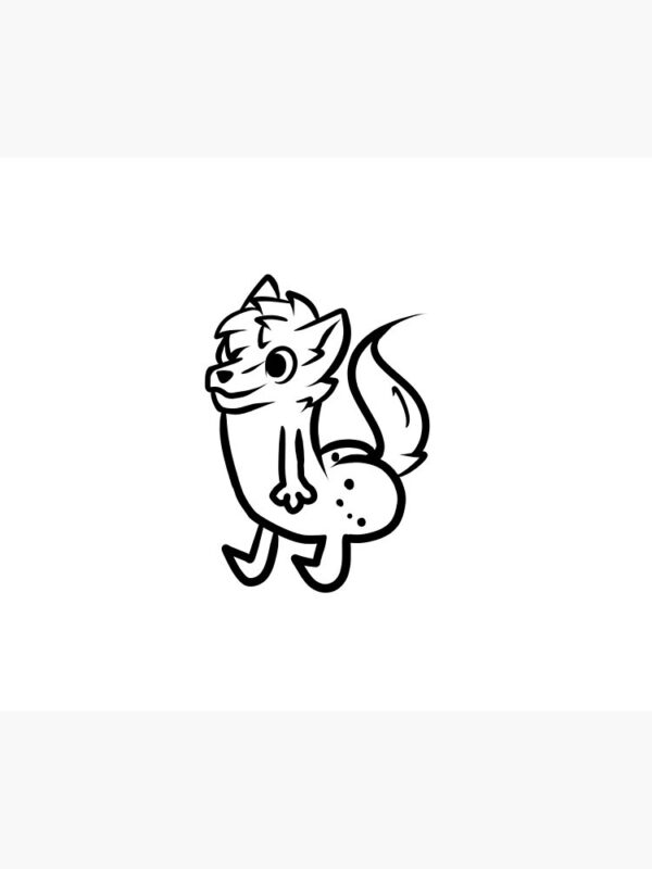 furry butt meme Shower Curtain - Image 3