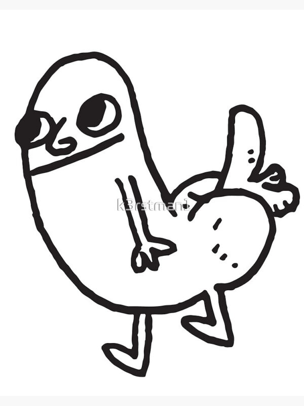 Dickbutt Art Board Print - Image 2