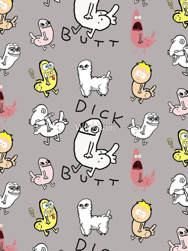 Dickbutt Meme Collection Scarf - Image 3
