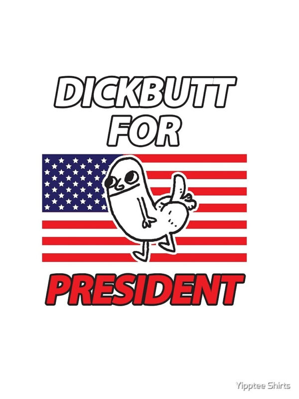DickButt For President Drawstring Bag - Image 3