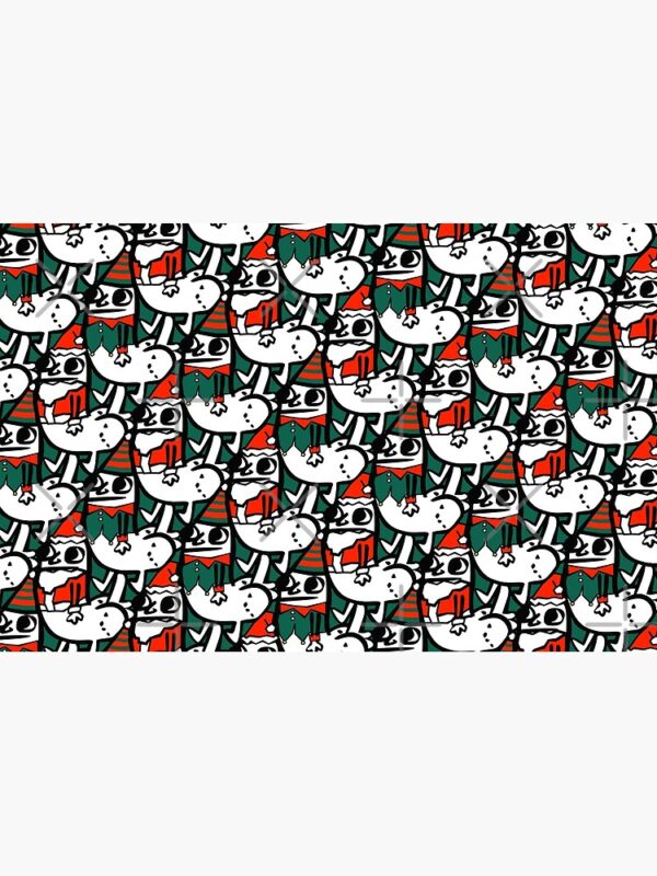 Dickbutt Christmas Wrapping Paper Laptop Sleeve - Image 2
