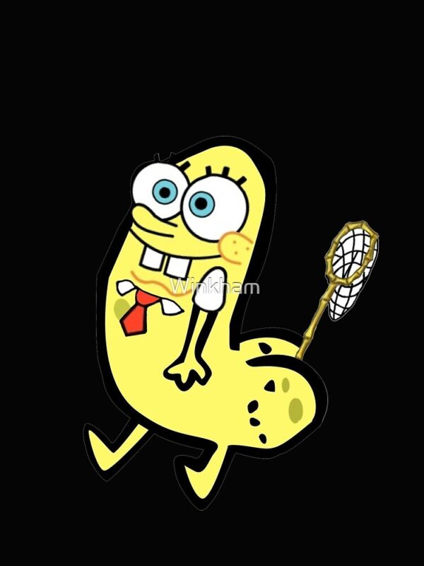 Sponge Bob Dickbutt Graphic T-Shirt - Image 4
