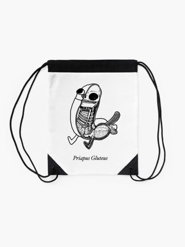 priapus gluteus Drawstring Bag - Image 2