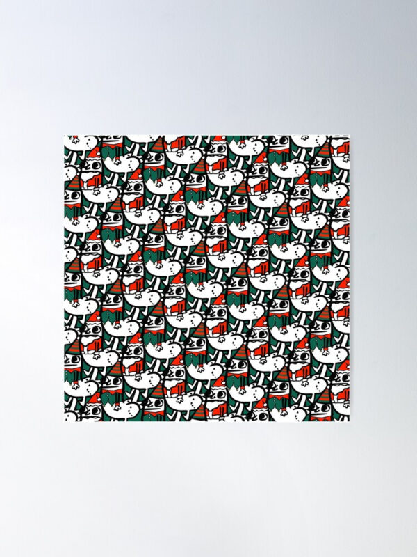 Dickbutt Christmas Wrapping Paper Poster - Image 8