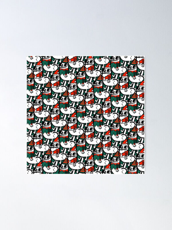 Dickbutt Christmas Wrapping Paper Poster - Image 6