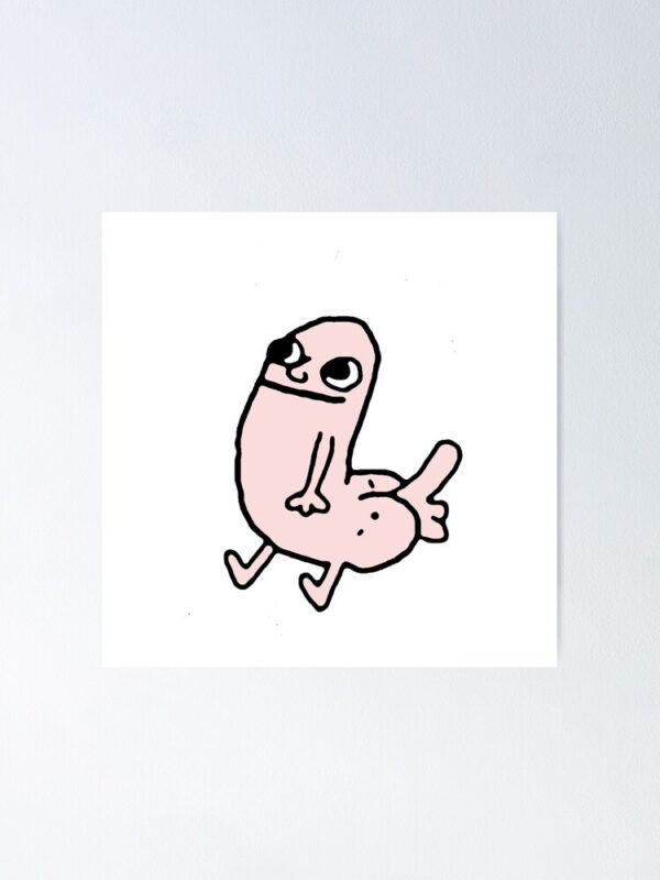 Pink DickButt Meme Poster - Image 3