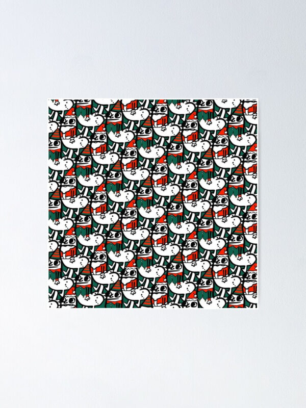 Dickbutt Christmas Wrapping Paper Poster - Image 4