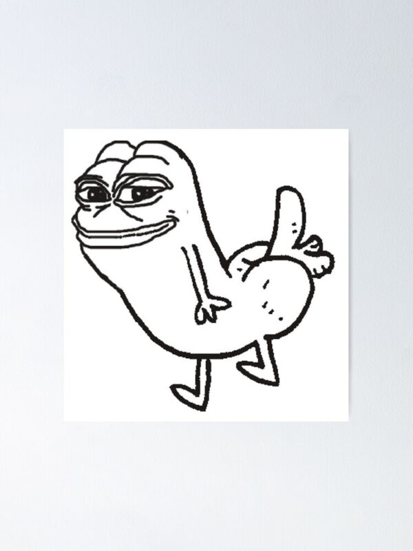 Pepe Dickbutt Poster - Image 4