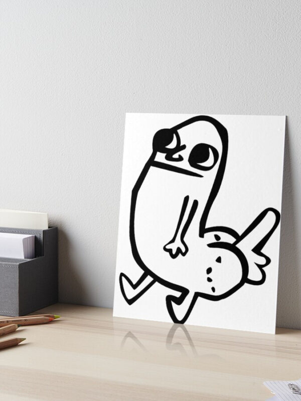 Dick Butt Art Board Print - Image 3