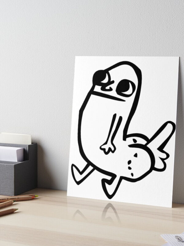 Dick Butt Art Board Print - Image 4