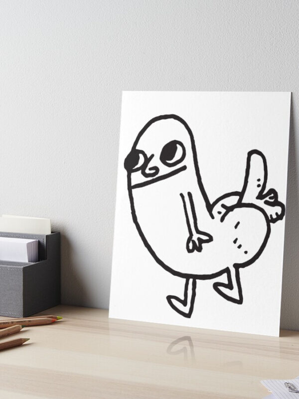 Dickbutt Art Board Print - Image 4