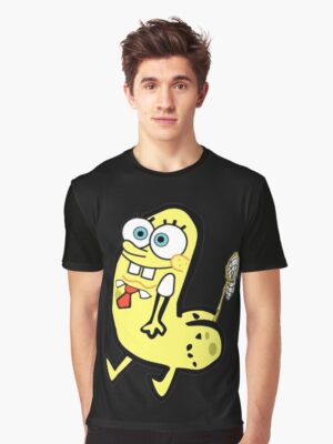 Sponge Bob Dickbutt Graphic T-Shirt