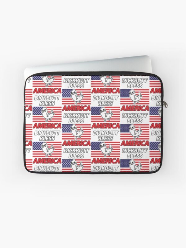Dickbutt Bless America Laptop Sleeve