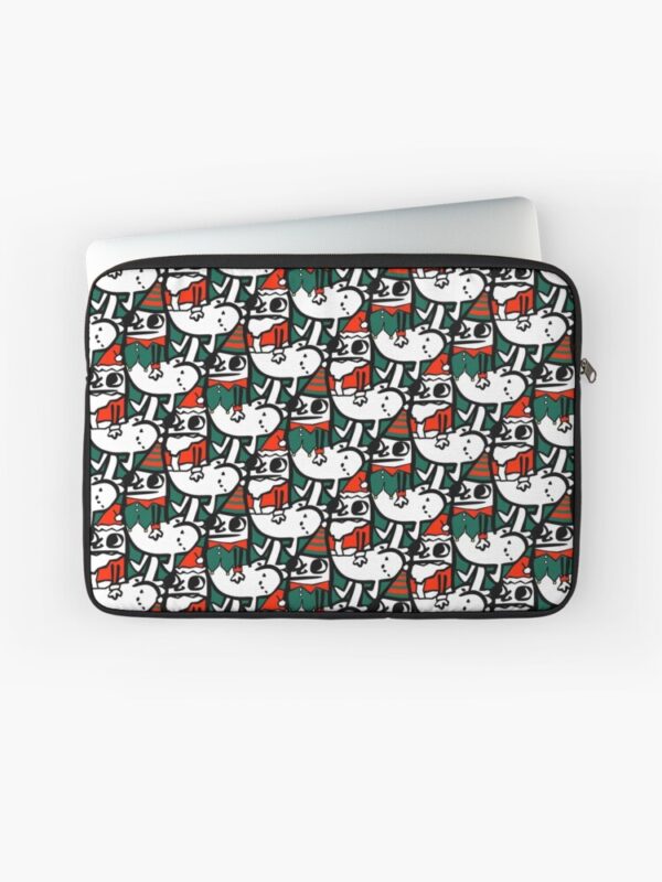 Dickbutt Christmas Wrapping Paper Laptop Sleeve