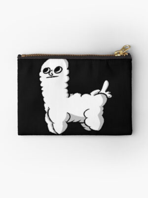 Sheep Dickbutt Meme Zipper Pouch