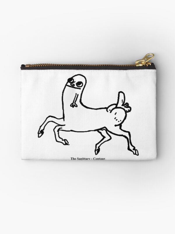 Dickbutt Centaur Zipper Pouch