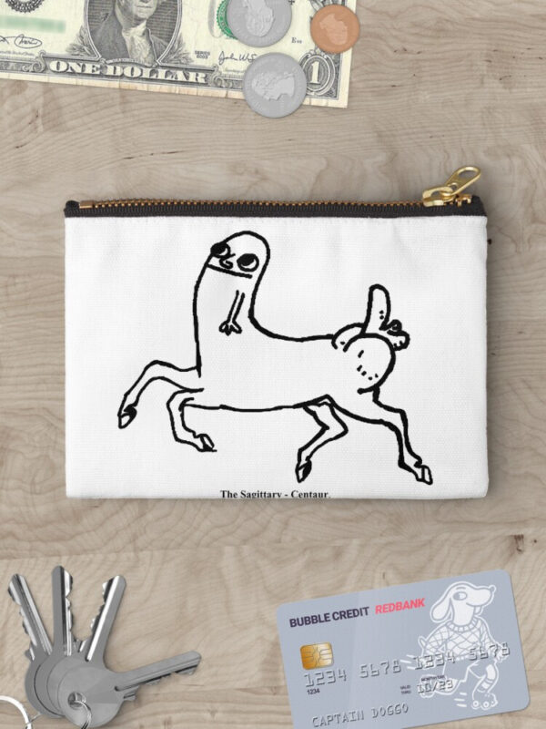 Dickbutt Centaur Zipper Pouch - Image 3