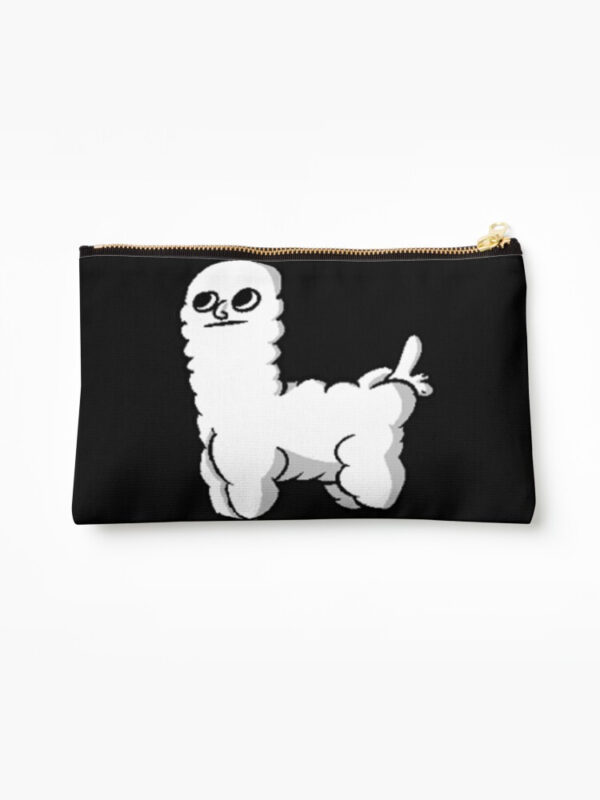 Sheep Dickbutt Meme Zipper Pouch - Image 5