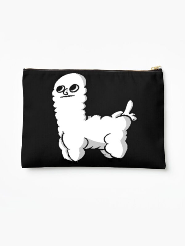 Sheep Dickbutt Meme Zipper Pouch - Image 7