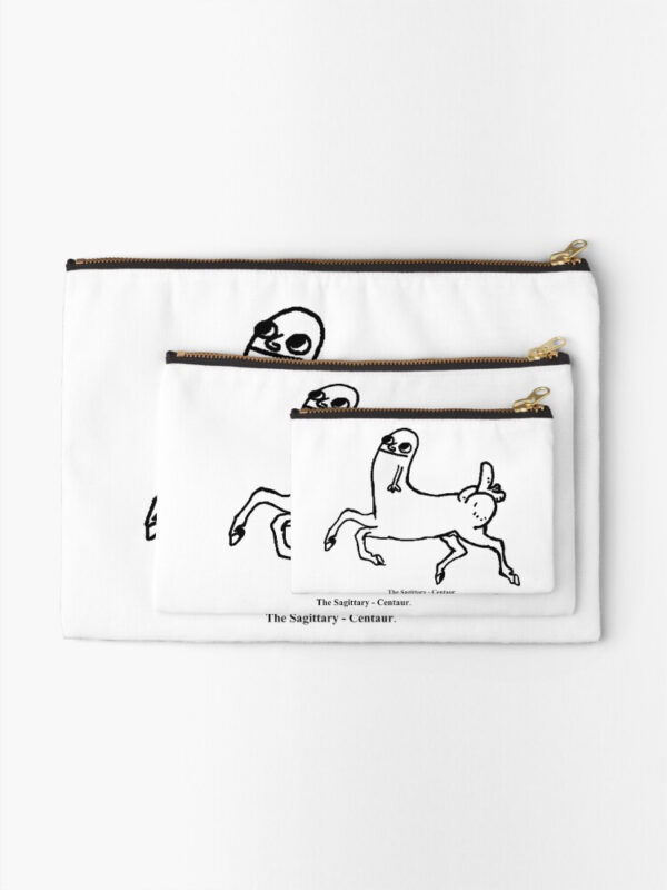 Dickbutt Centaur Zipper Pouch - Image 2