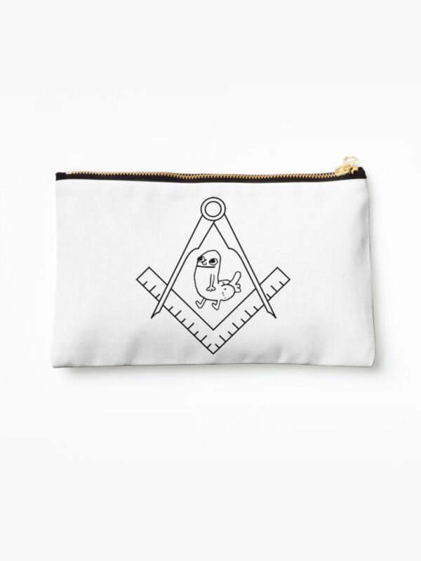 church of dickbutt Zipper Pouch - Image 6