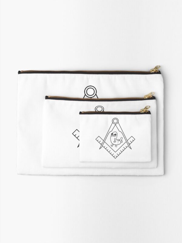 church of dickbutt Zipper Pouch - Image 2