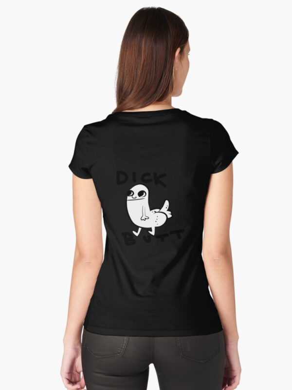 Dickbutt Fitted Scoop T-Shirt - Image 3