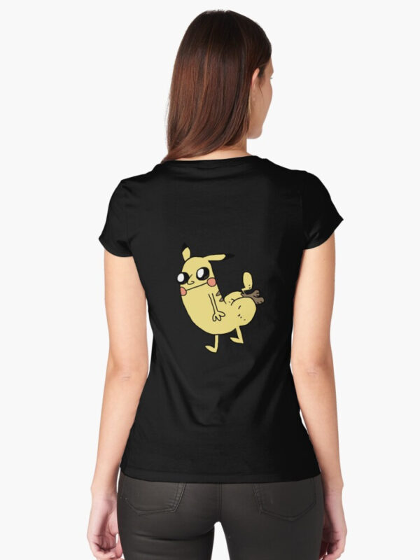 Pikabutt Fitted Scoop T-Shirt - Image 3
